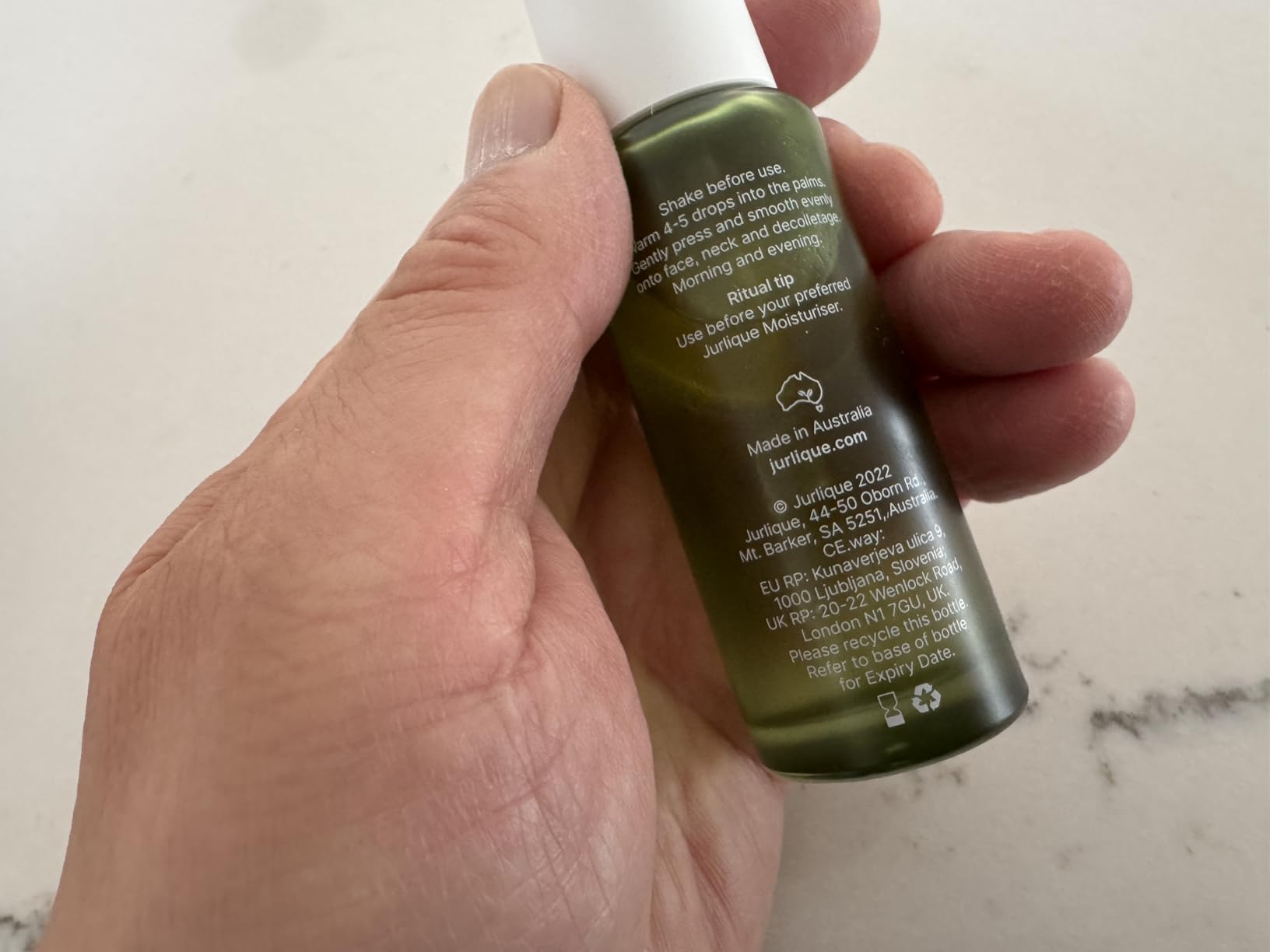 Jurlique Herbal Recovery Bi-Phase Serum- 30ml | Hydrating Serum for Face for Women & Men | For All Skin Types | Fights First Signs of Aging | Australian Natural-based Skincare