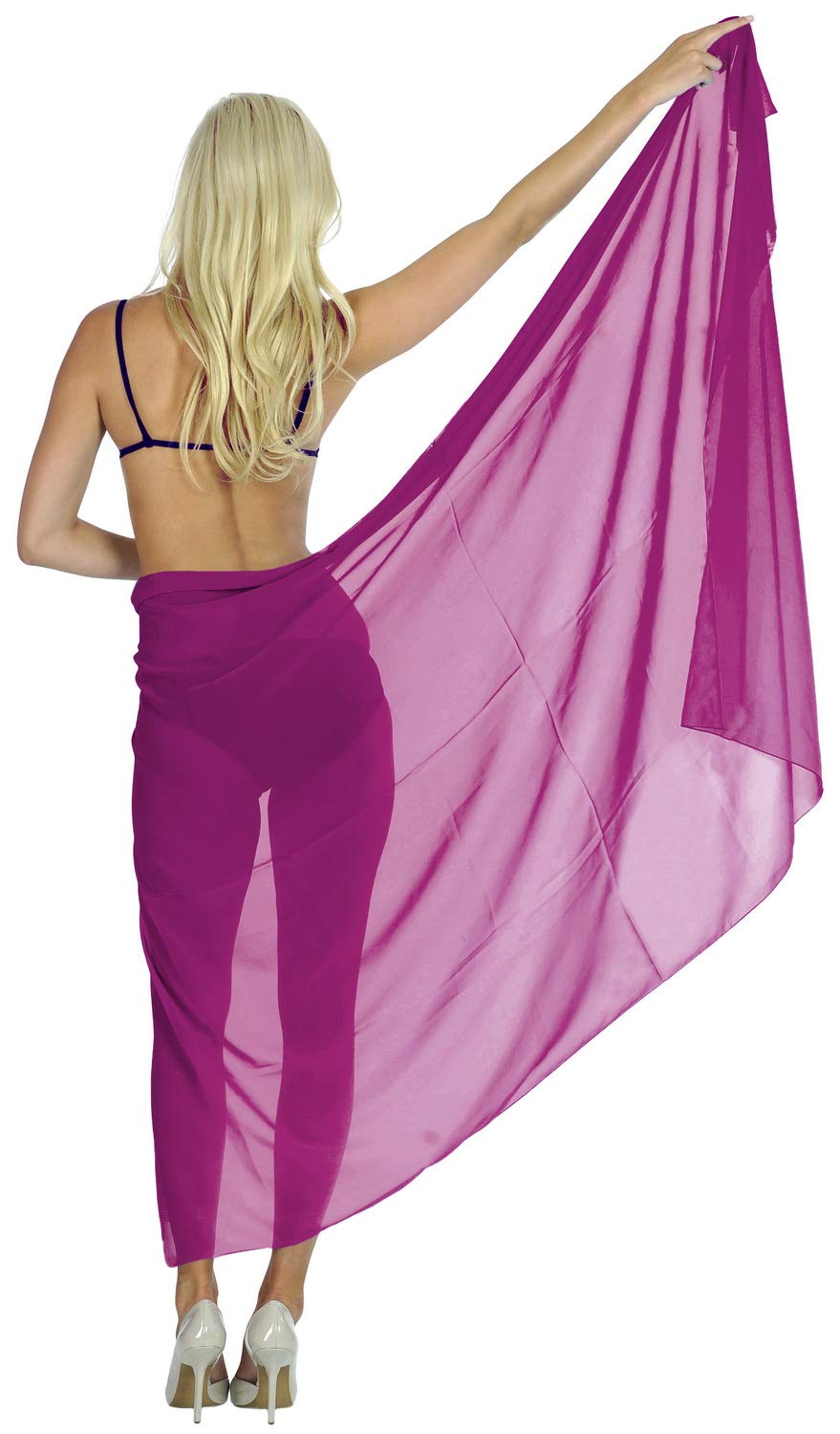 LA LEELAWomen's Bikini Skirt Sarong Swimsuit Cover up Summer Wraps Bathing suit Swimwear Beach Wrap Skirts for Women 1