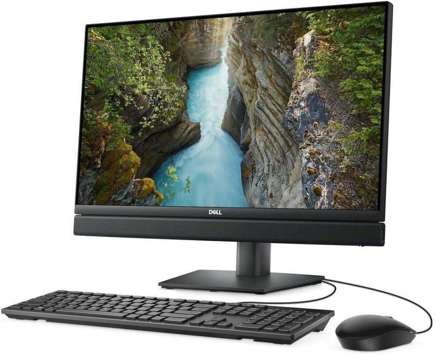 Dell 23.8" OptiPlex 7410 All-in-One Desktop (i5-13500T, 8GB, 256GB SSD, Windows 11 Pro, Dark Gray)