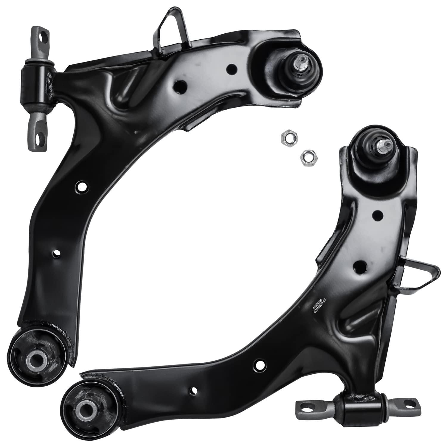 Detroit Axle - Front Lower Control Arms w/Ball Joints for 2001-2006 Hyundai Elantra 2 Control Arms, 2002 2003 2004 2005 Replacement Driver & Passenger Side