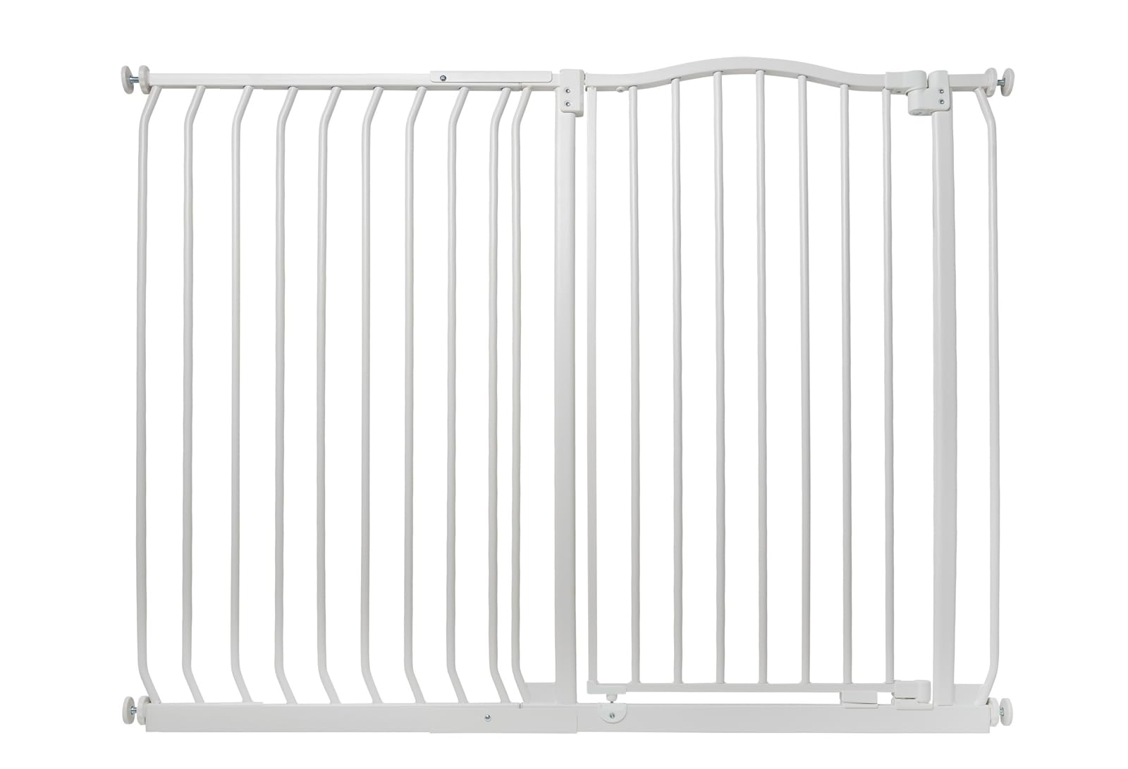 Safetots Extra Tall Curved Top Safety Gate, 116cm - 125cm, Matt Black, Extra Tall 100cm in Height, Pressure Fit Stair Gate, Baby Gate for Doors Hallways and Spaces, Safety Barrier, Easy Installation — view 17
