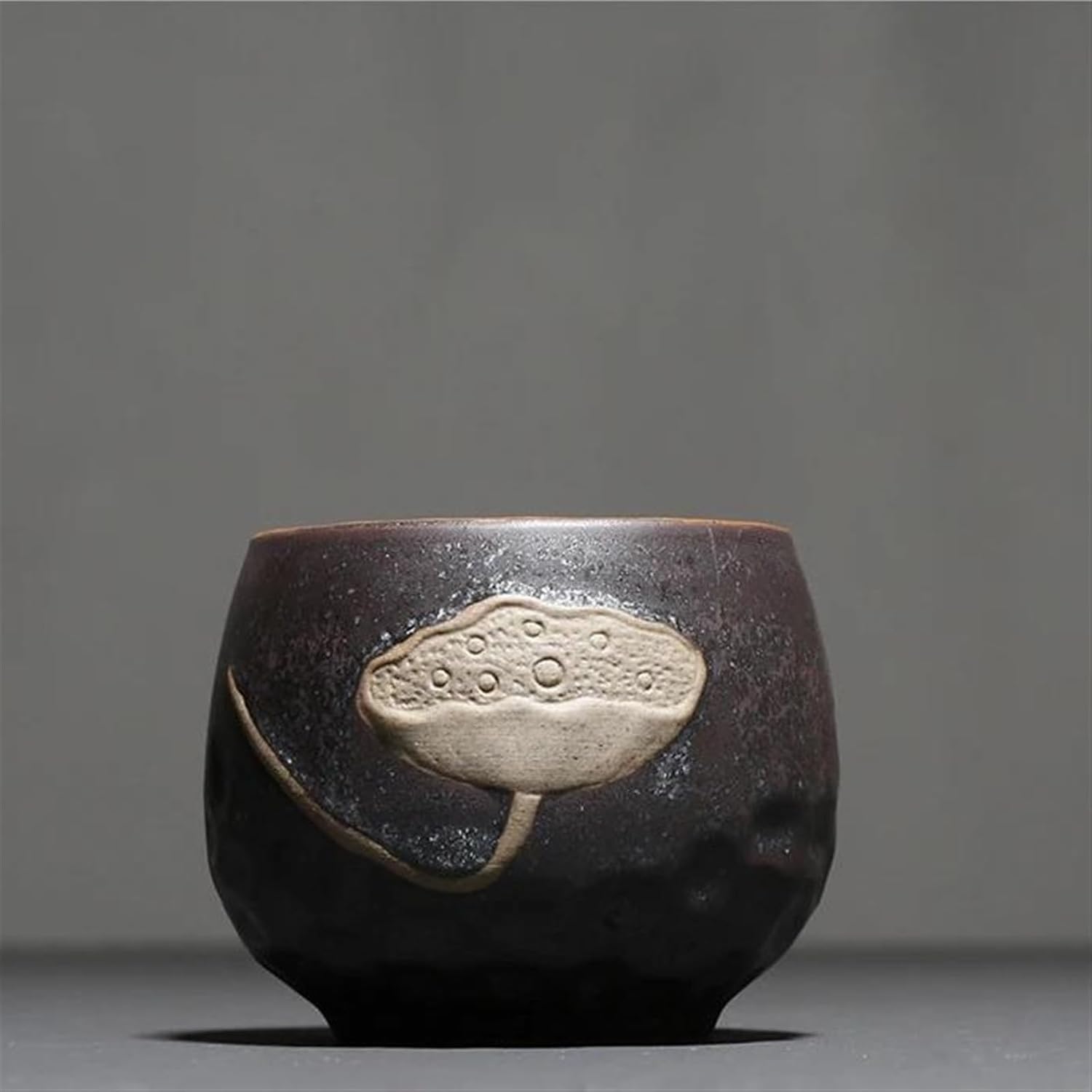 クリスマスティーポット 白いティーポット レトロ炻器ロータスレリーフセラミックスラテコーヒーカップティーボウルティーカップカンフーテ