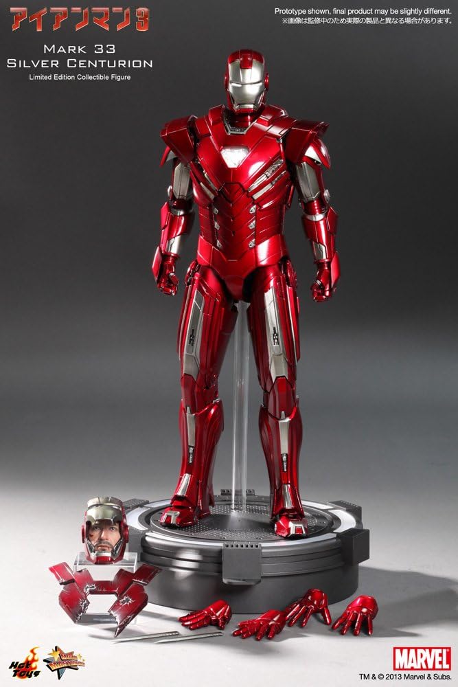 [Movie Masterpiece "Iron Man 3" 1/6 Scale Action Figure Iron Man Mark 33 (Silver Centurion) (secondary shipments)