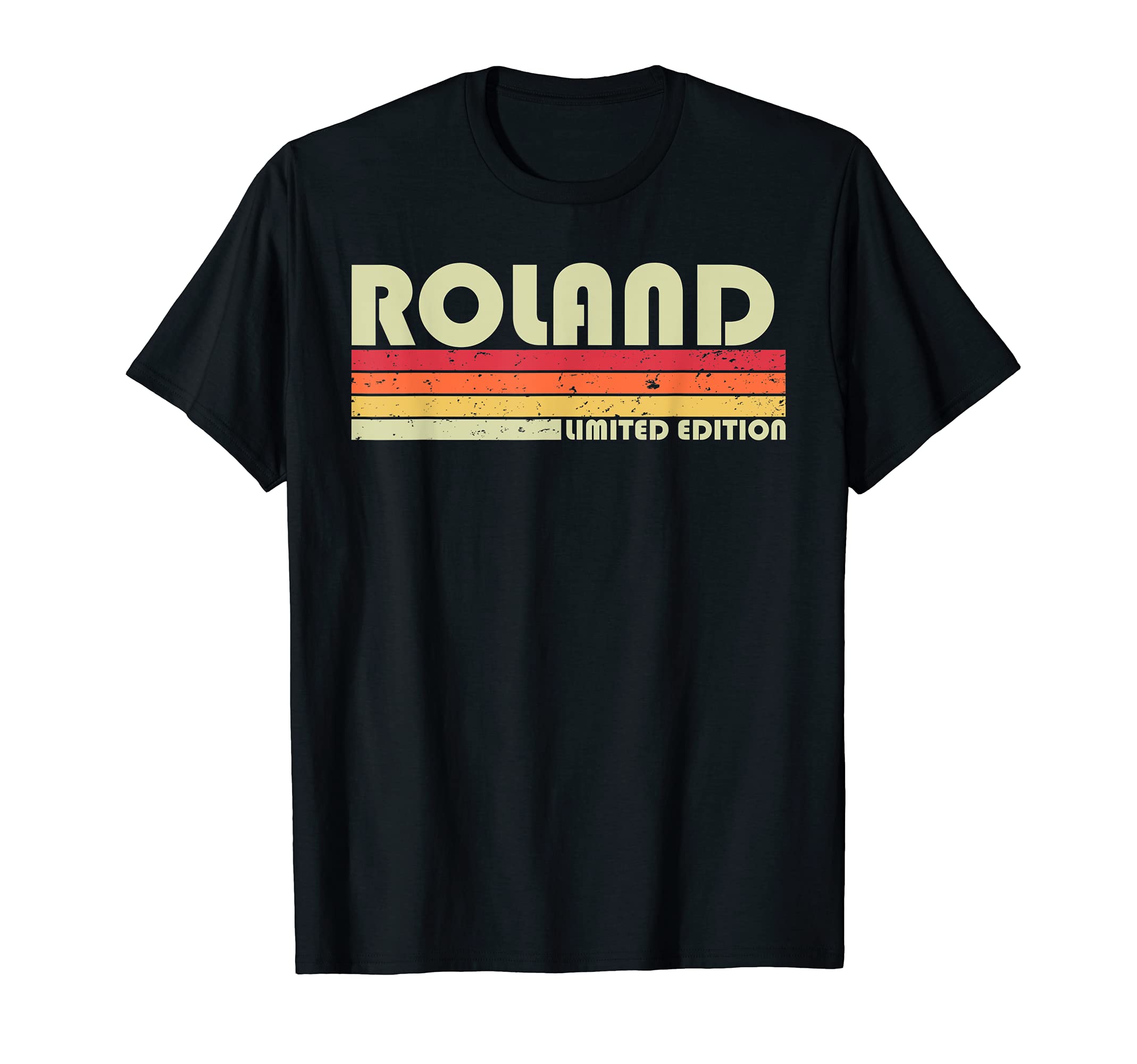 Customized Last Name Gifts Family Christmas TeamROLAND Surname Funny Retro Vintage 80s 90s Birthday Reunion T-ShirtOEKO-TEX STANDARD 100