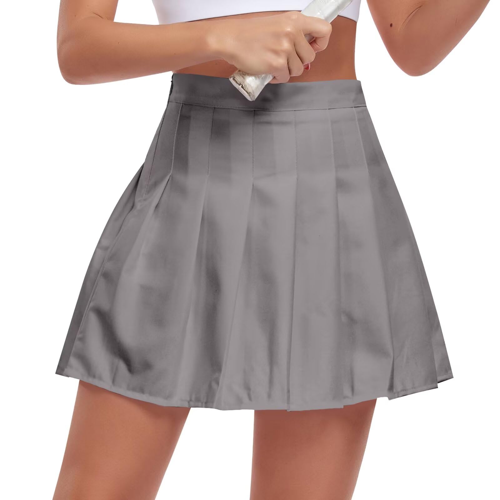 Pleated Skirts for Women Tennis Skirt with Shorts High Waisted Mini Skort