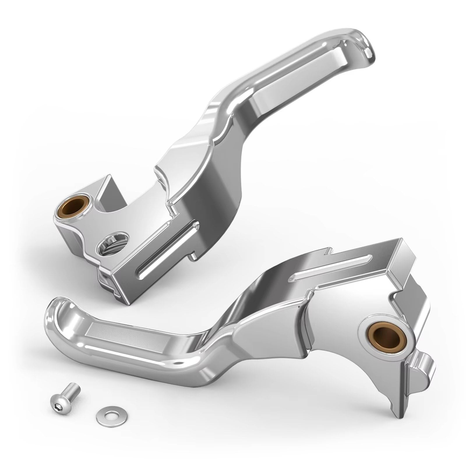 Clutch Lever Handlebar For Sportster 883 2014-2020 Clutch For Forty Eight For XL1200X 2014-2019 For Iron 1200 For XL1200NS 2018-2021(Silver)