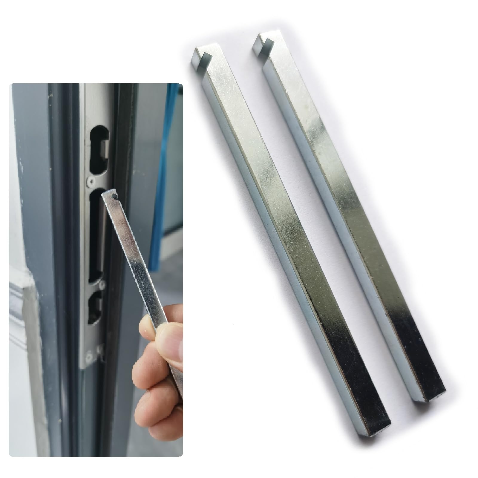 YnFagDoor Strike Plate Bending Adjustment Wrench,Door Tweaker Wrench Tool for Security door gap elimination adjustment (2)