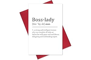 Funny Boss Lady Cards Gifts for Boss Women, Happy Boss’s Day Card Gifts for Her