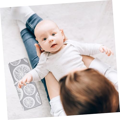 Miniatura 9 de Cambiador de pañales portátil Cojín de viaje reutilizable Cojín ligero para el hogar cambiador para limón gris