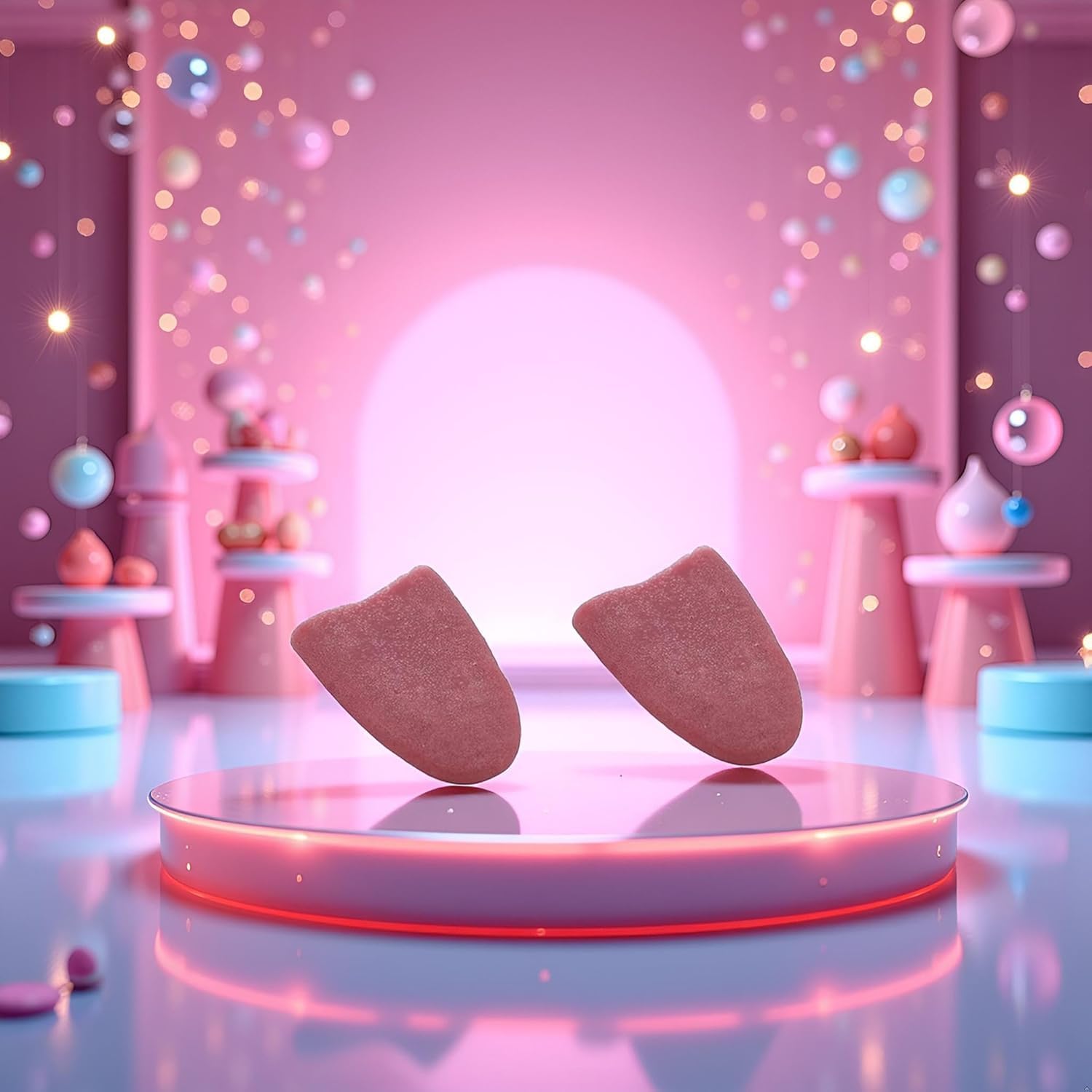 2Pcs Realistic Fake Tongue Gross Jokes Prank Magic Tricks Halloween Horrific Magicians Props Fashion Processing Magic Kits