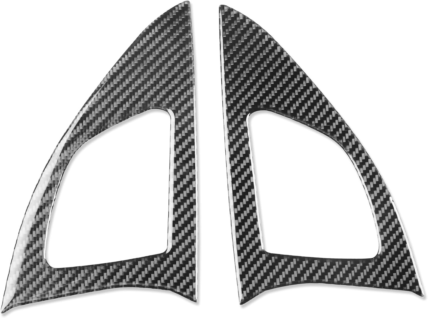 Real Carbon Fiber Compatible with Mercedes Benz GLE 350 450 450e 580 53 63 S AMG/GLS 450 580 63 AMG 2020-2026 Accessories Car Inner A-Pillar Trim Cover Interior Trim Decal 2PCs