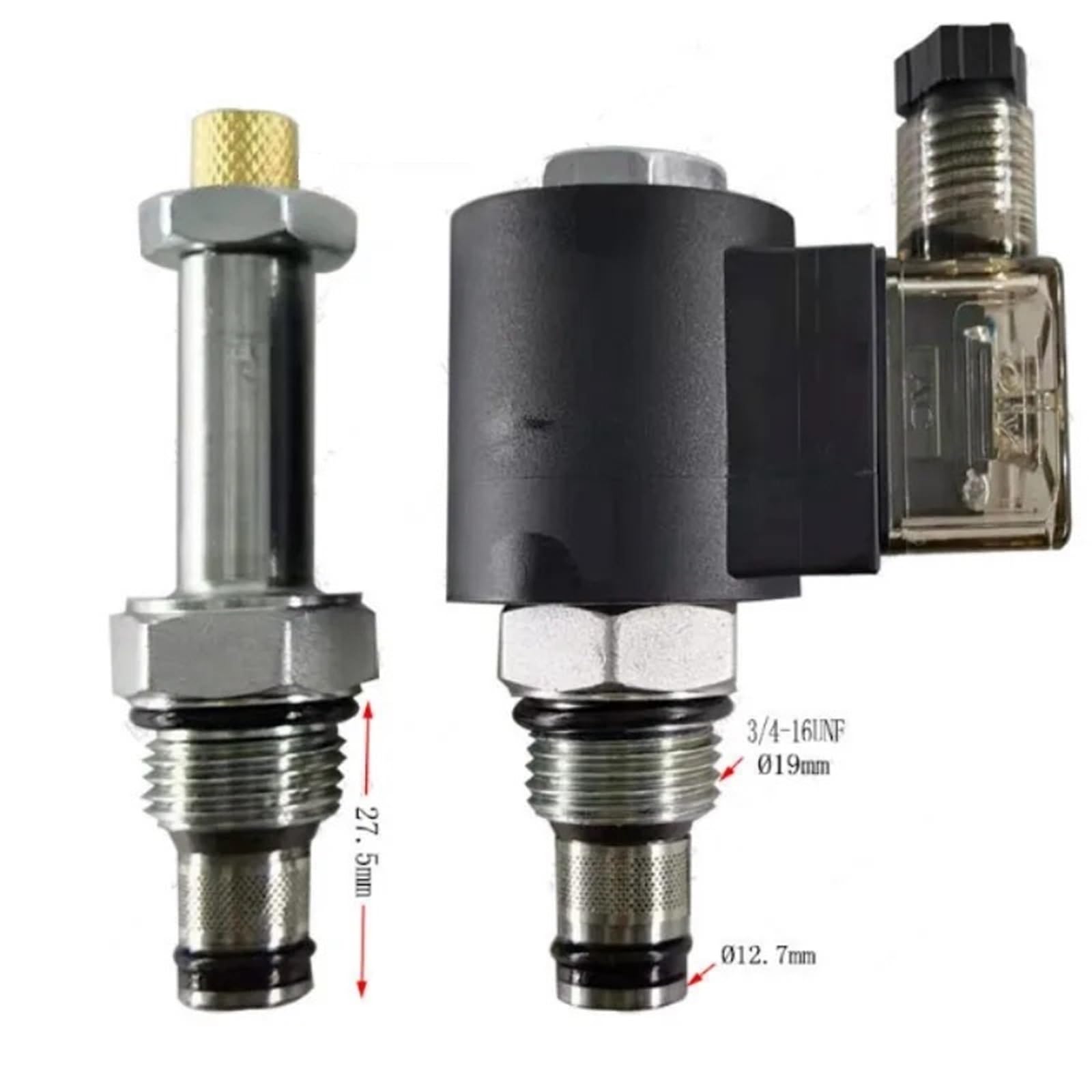 électrovanne automobile Électrovanne SV-08-2NCP SV08-B20, unité de puissance, levage charge hydraulique Électrovanne de frein(24V)