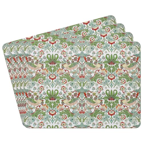 The Leonardo Collection William Morris Strawberry Thief Placemats Set of 4 For Dining - Image 2