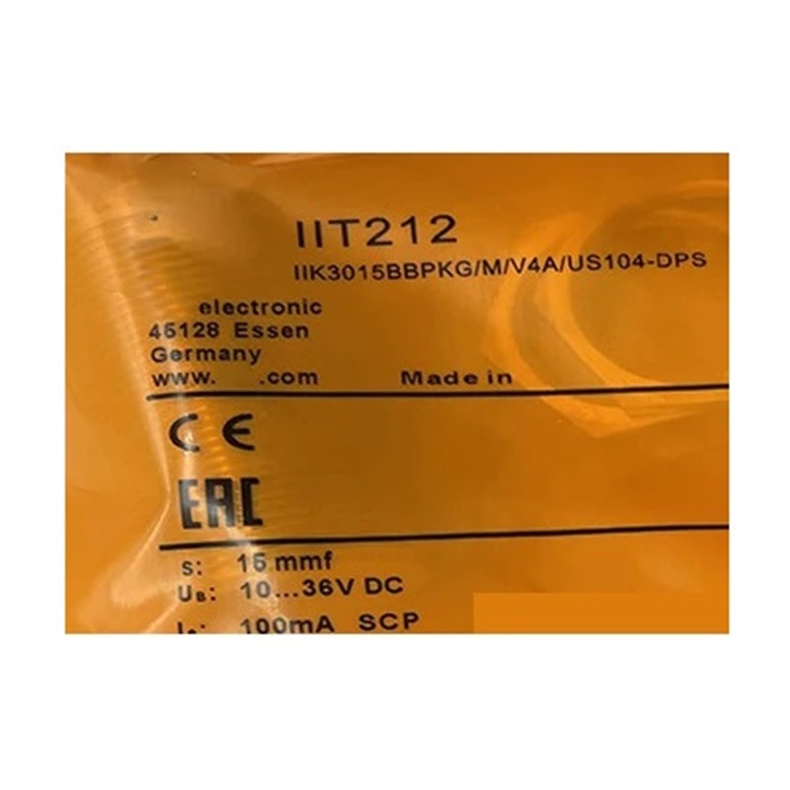 Capteur de proximité IIT212 IIT209 IIT206 pour détection industrielle précise