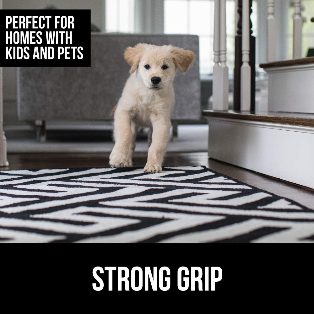 Gorilla Grip Extra Strong Rug Pad Gripper, 5x7 FT, Grips Keep Area Rugs