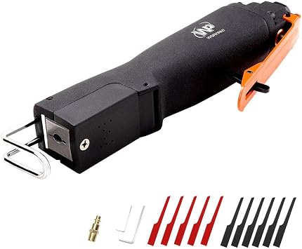 WorkPad Pneumatic car Body Saw with 5-piece 24T and 5-piece 32T Saw Set. Jigsaw Powerful and Extremely Durable, Perfect for car Mechanics and Craftsmen.