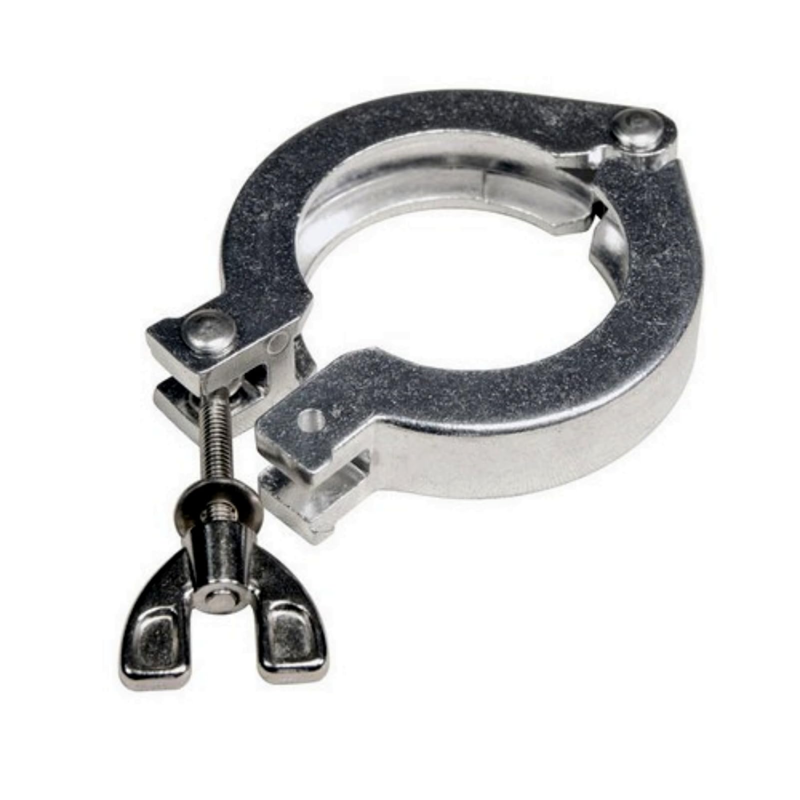 2 morsetti rapidi per vuoto ISO-KF con chiusura a dado ad aletta, morsetto per tubo flessibile in alluminio per connessione a flangia NW-40 (alluminio KF50)