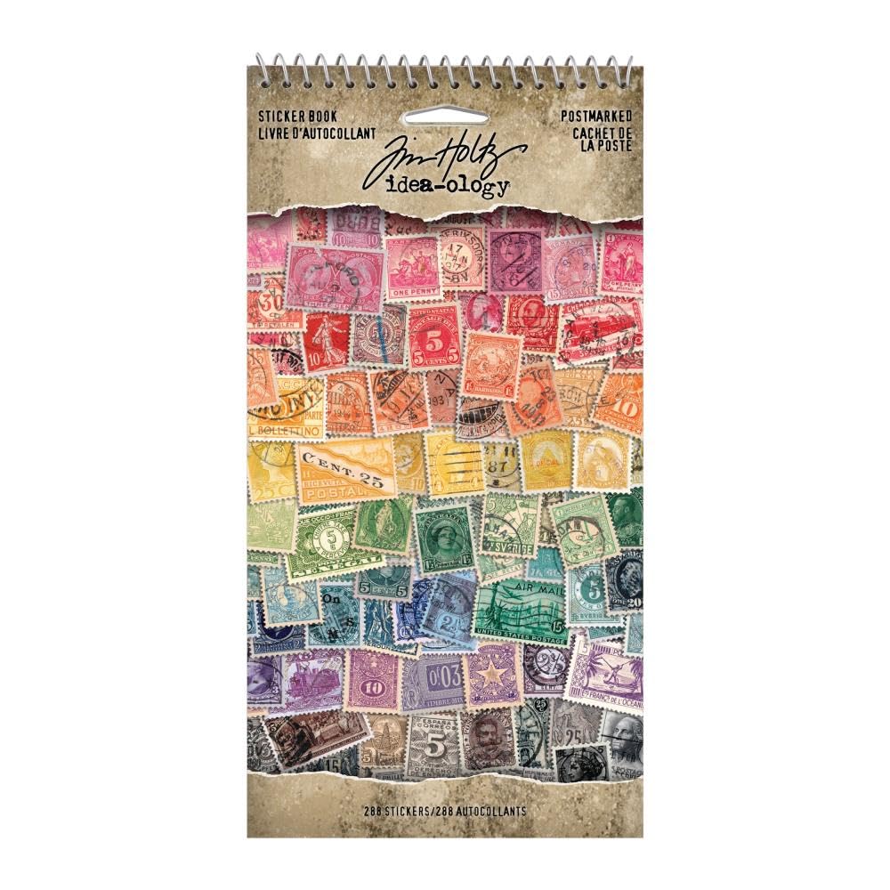 Tim Holtz Iddeaology Postmarked Sticker Book