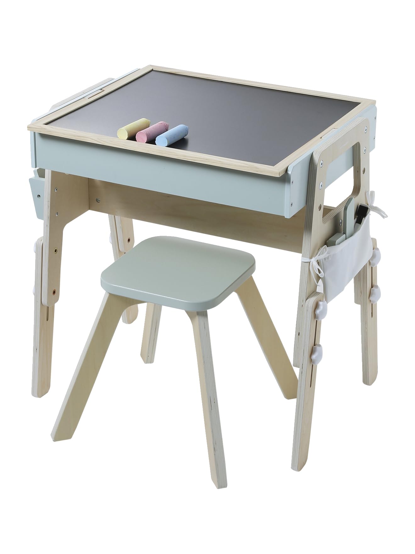 VERTBAUDET Jouet Enfant Tableau 5 En 1 En Bois FSC blanc TU