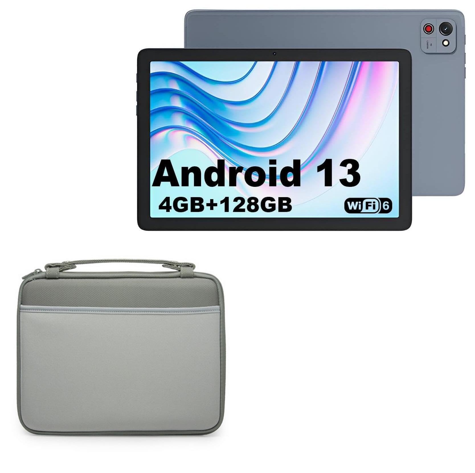 BoxWave Case Compatible with Cubot TAB 60 - Hard Shell Briefcase, Slim Messenger Bag Briefcase Cover Side Pockets - Pewter