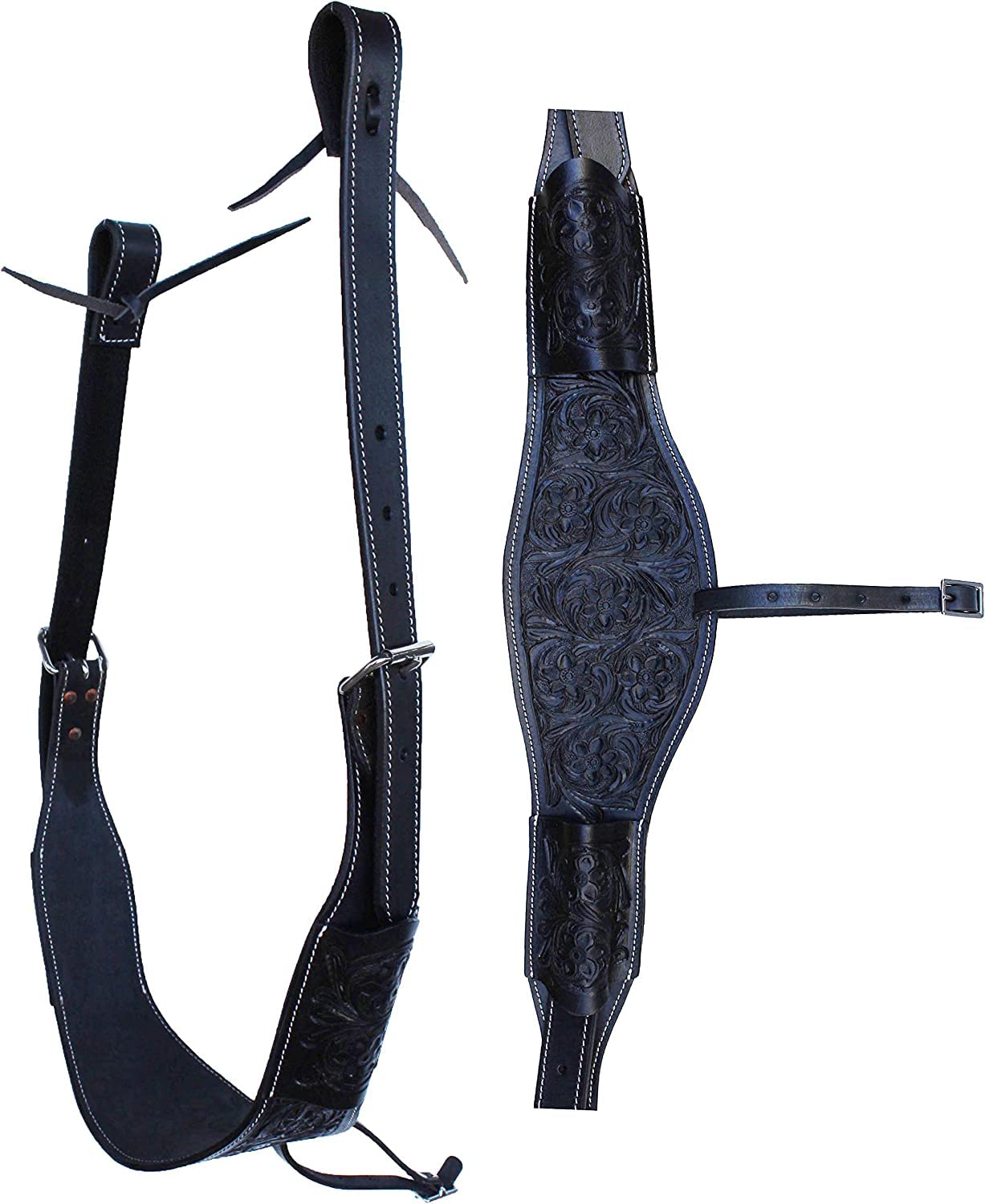 Back Cinch Strap Western Horse (Black)