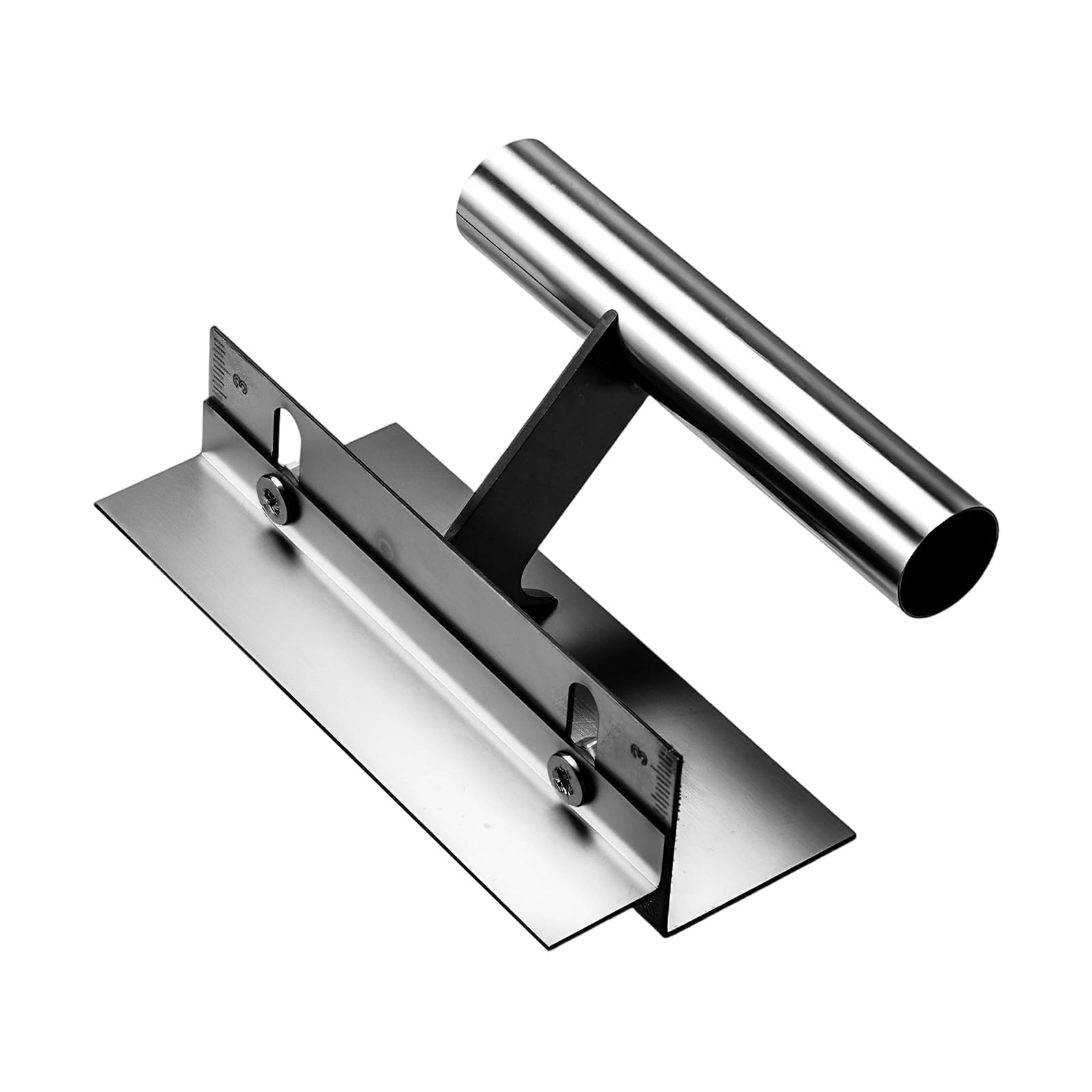 Stainless Steel Outer Internal Wall Plastering Finishing Professional Repairing Corner Mud Putty Scraper Tool Ergonomic Corner Trowel for Plastering Stainless Steel Spatula for Renovation