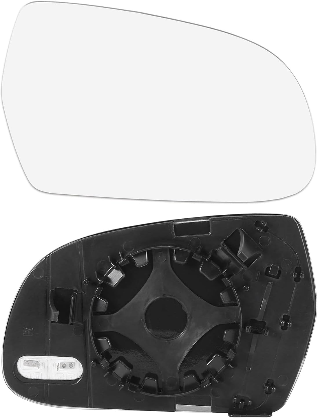 TOP-VIGOR 1-Pack Passenger Side Heated Mirror Compatible with Audi 2011-2013 AUDI A3, A3 QUATTRO, 2010-2016 AUDI A4, A4 QUATTRO, 2010-2017 AUDI A5, A5 QUATTRO, Right Side, GA-AU2115, 8K0857536F
