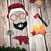 44 Pieces Lumberjack Photo Props Lumberjack Party Supplies Plaid Lumberjack Photo Booth Props 1st Birthday Decorations for Boys Lumberjack Themed Parties, Weddings, Baby Showers Themed Events