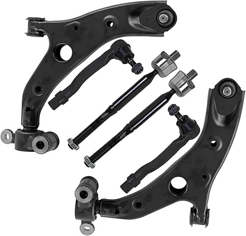 Miniatura 345 de Detroit Axle - Kit de brazos de control AWD para cargador Chrysler 300 Dodge Challenger Magnum, 2 brazos de control superiores delanteros con rótula