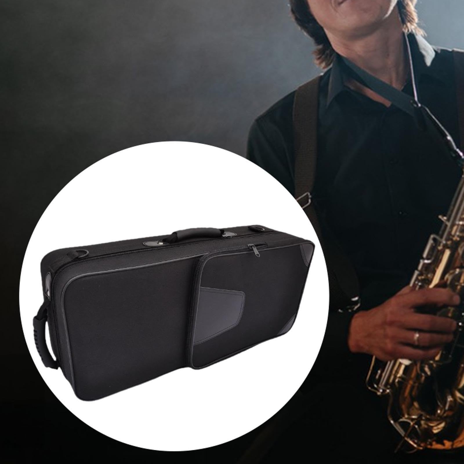 MagiDeal Custodia per sassofono contralto, borsa per il trasporto del sassofono contralto, pratica, di, accessorio durevole, borsa di stoccaggio