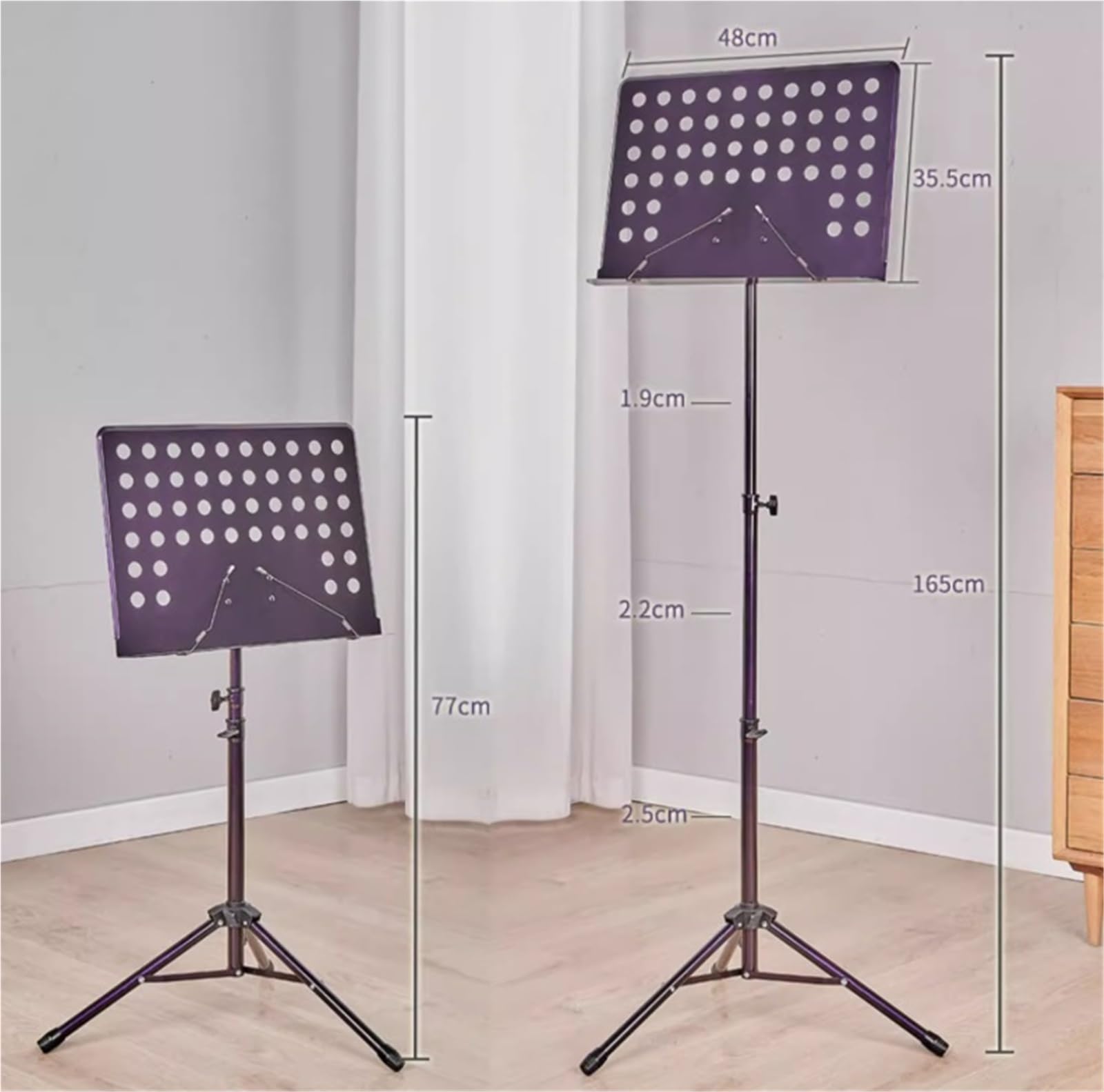 Soporte Partituras Instrumentos Atriles Portátiles De Altura Ajustable For Partituras De Estudio(Grün)