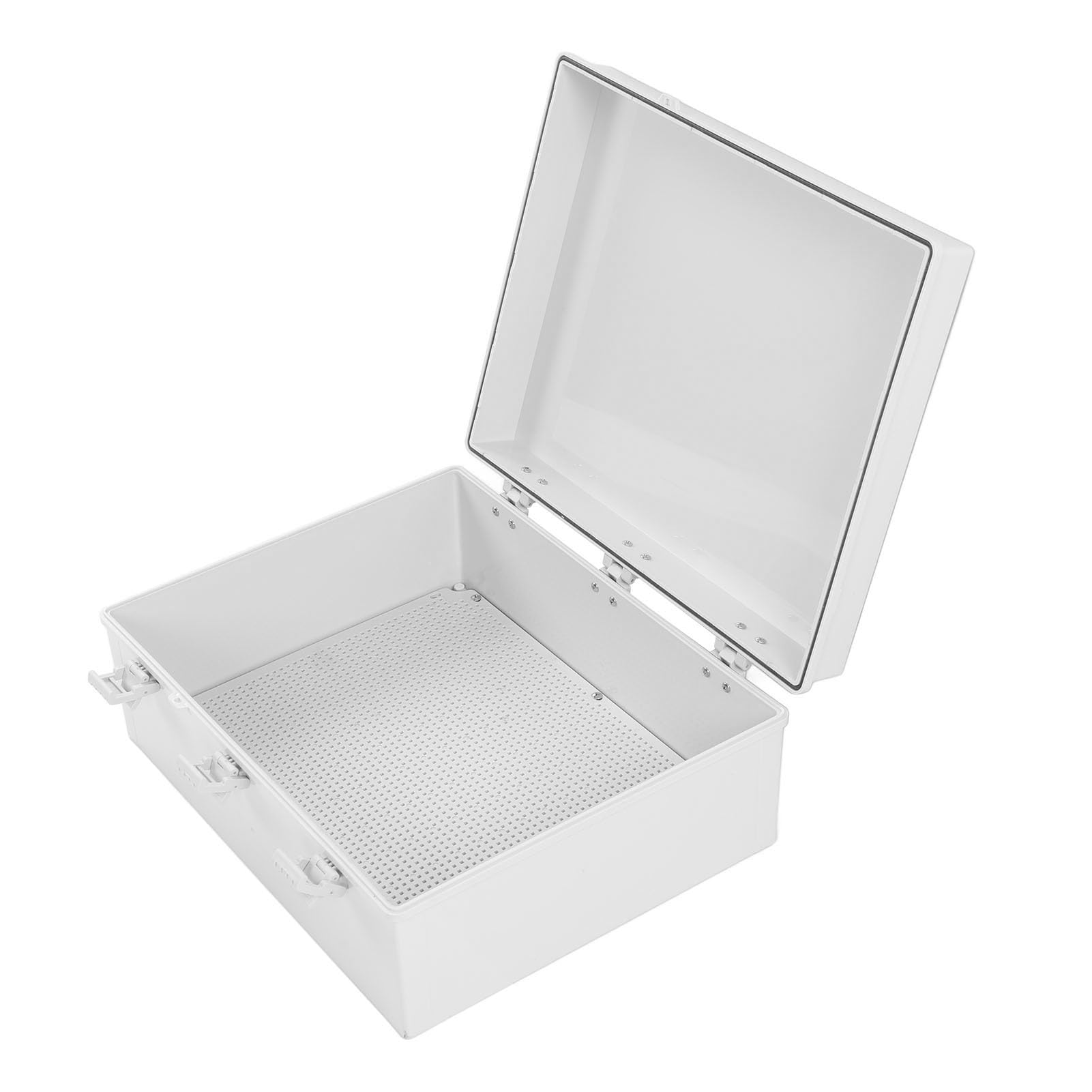 YWBL-WH Copertura Grigia Collegamento Elettrico Box Box Design di Bloccaggio Resistente IP66 Materiale ABS di Grado Industriale per Uso Esterno (500 X 400 X 200 mm / 19,69 X 15,75 X 7,87 pollici)