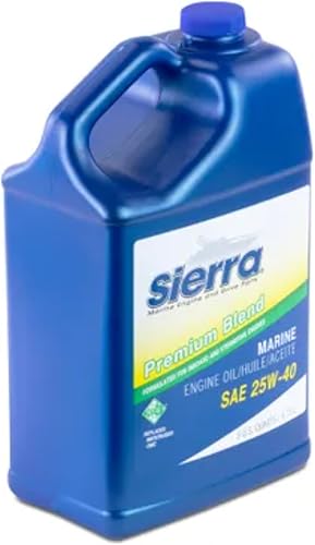 Miniatura 2 de Sierra International 18-9400-4 25W-40 FC-W Aceite de accionamiento de popa marina de 4 tiempos - 5 cuartos de galón