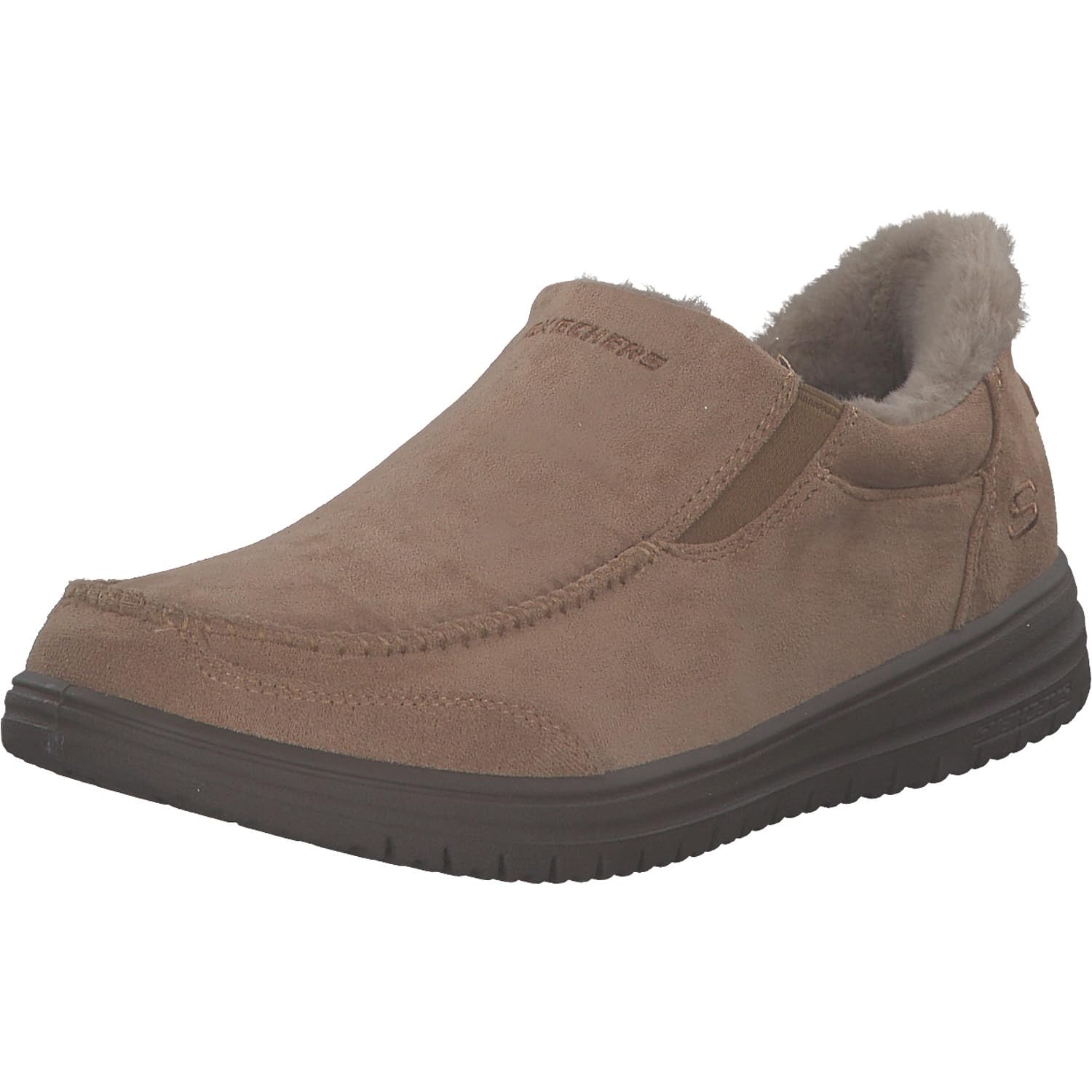 Skechers Murette ScofieldSlipper męskie, Brązowa mikrofibra, 41.5 EU