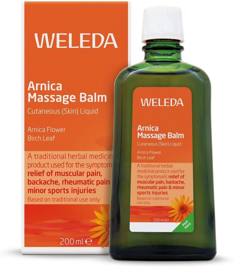 Weleda Arnica Massage Balm, Bruising & Swelling, Rheumatic & Muscular Pain, Traditional Herbal Remedy, Natural & Organic, Vegan, 200 ml