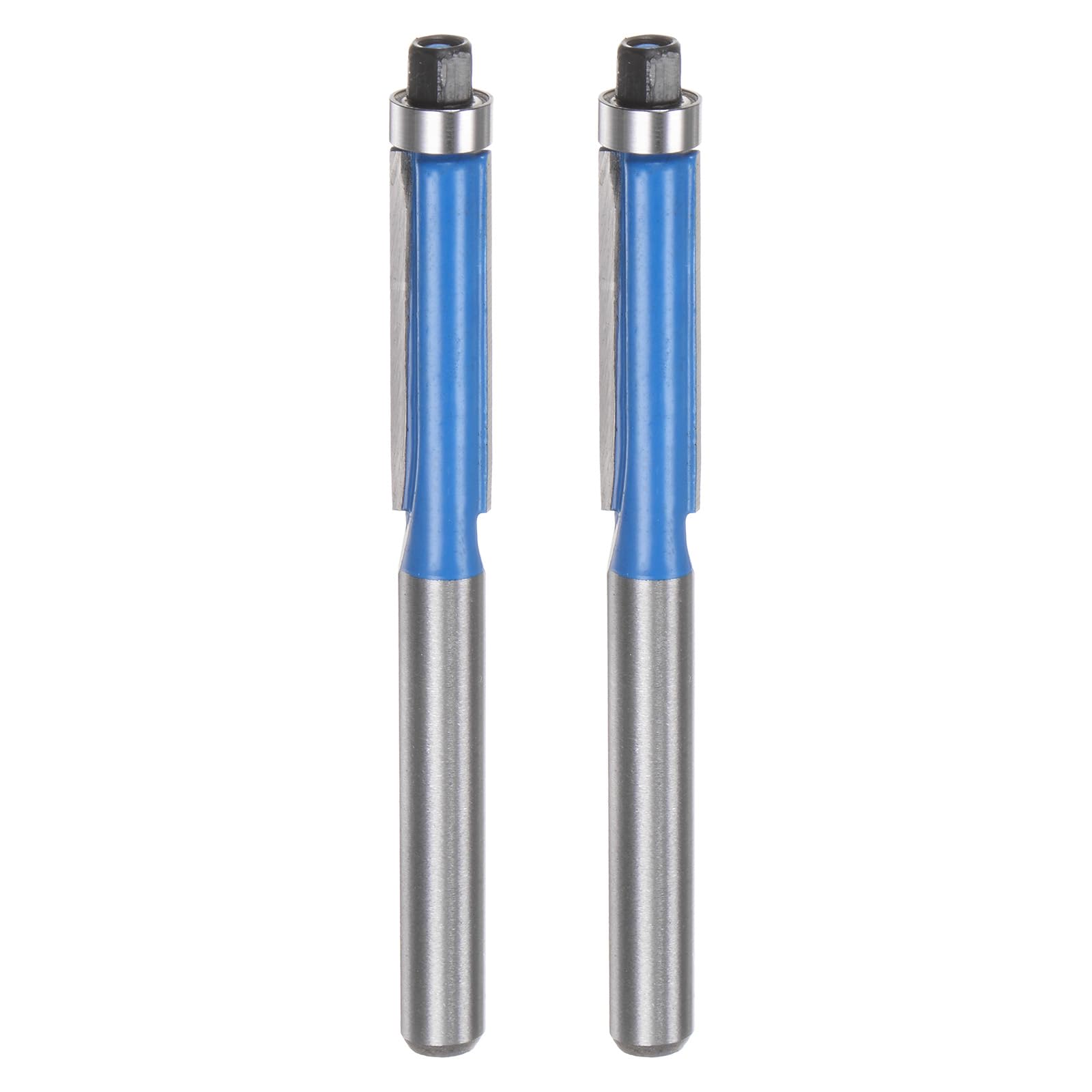 HARFINGTON 2pcs Flush Trim Router Bit 6mm Shank 1/4