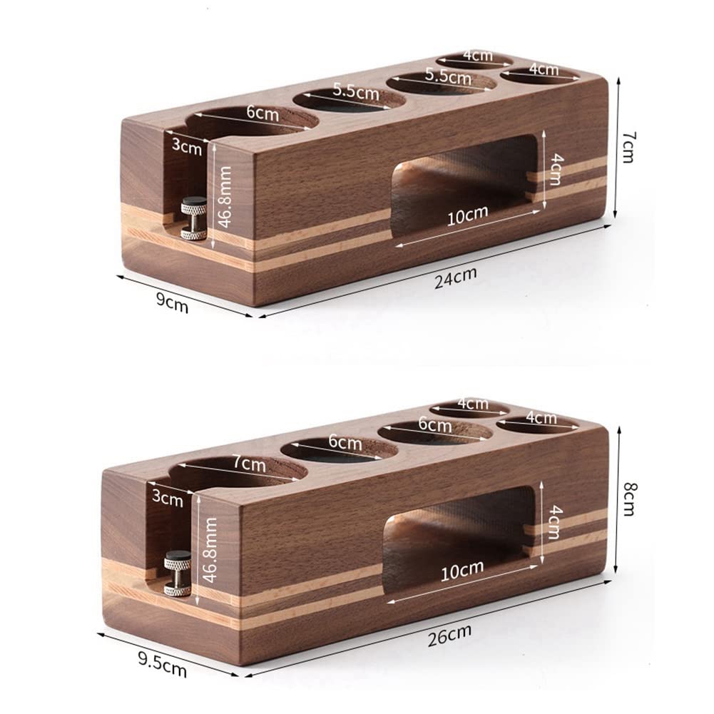 Kaffee-Tamper-Halter HolzfüLlung StüTzbasis Espresso-Tamper-Matte StationsstäNder für -KaffeezubehöR 58 Mm