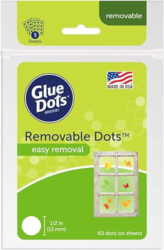 Miniatura 3 de Glue Dots Puntos extraíbles de doble cara, 12 pulgada, transparentes, paquete de 360 (OF222REM-AMZ)