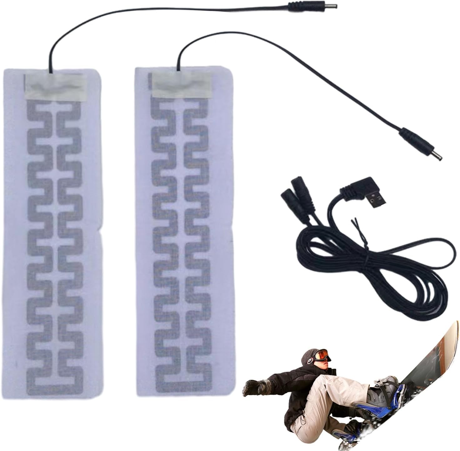 Heater Film Heating Plate - Extraordinary Performance, Heating Elements Heated Gloves Pad, Portable Glove Heeating Pad | Fast Hand Warmer Heater USB Heeating Pads for Clothing Insoles Vests