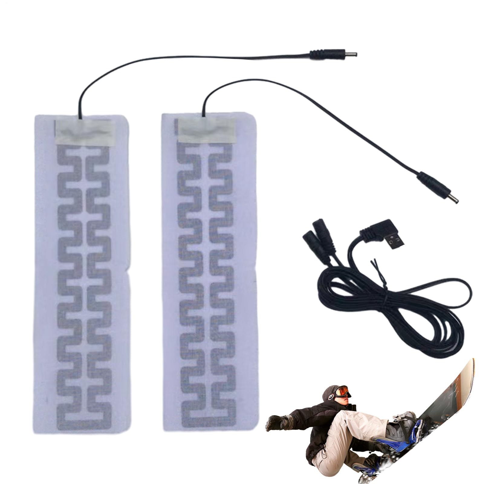 Heater Film Heating Plate - Extraordinary Performance, Heating Elements Heated Gloves Pad, Portable Glove Heeating Pad | Fast Hand Warmer Heater USB Heeating Pads for Clothing Insoles Vests
