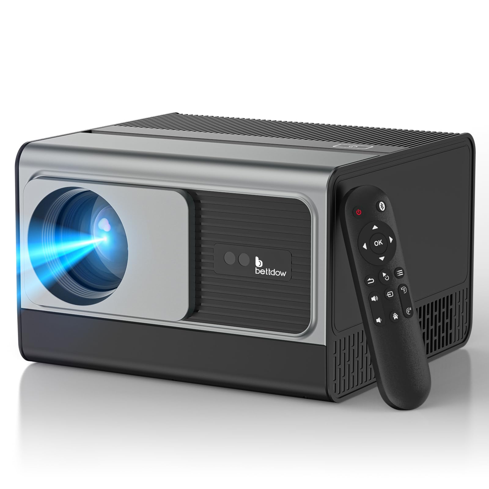Bettdow Projetor 4k 8k 24000 Lumens Hd 1080p Compatível Completo De Android 12, Smart Projetores Retroprojetor Porta