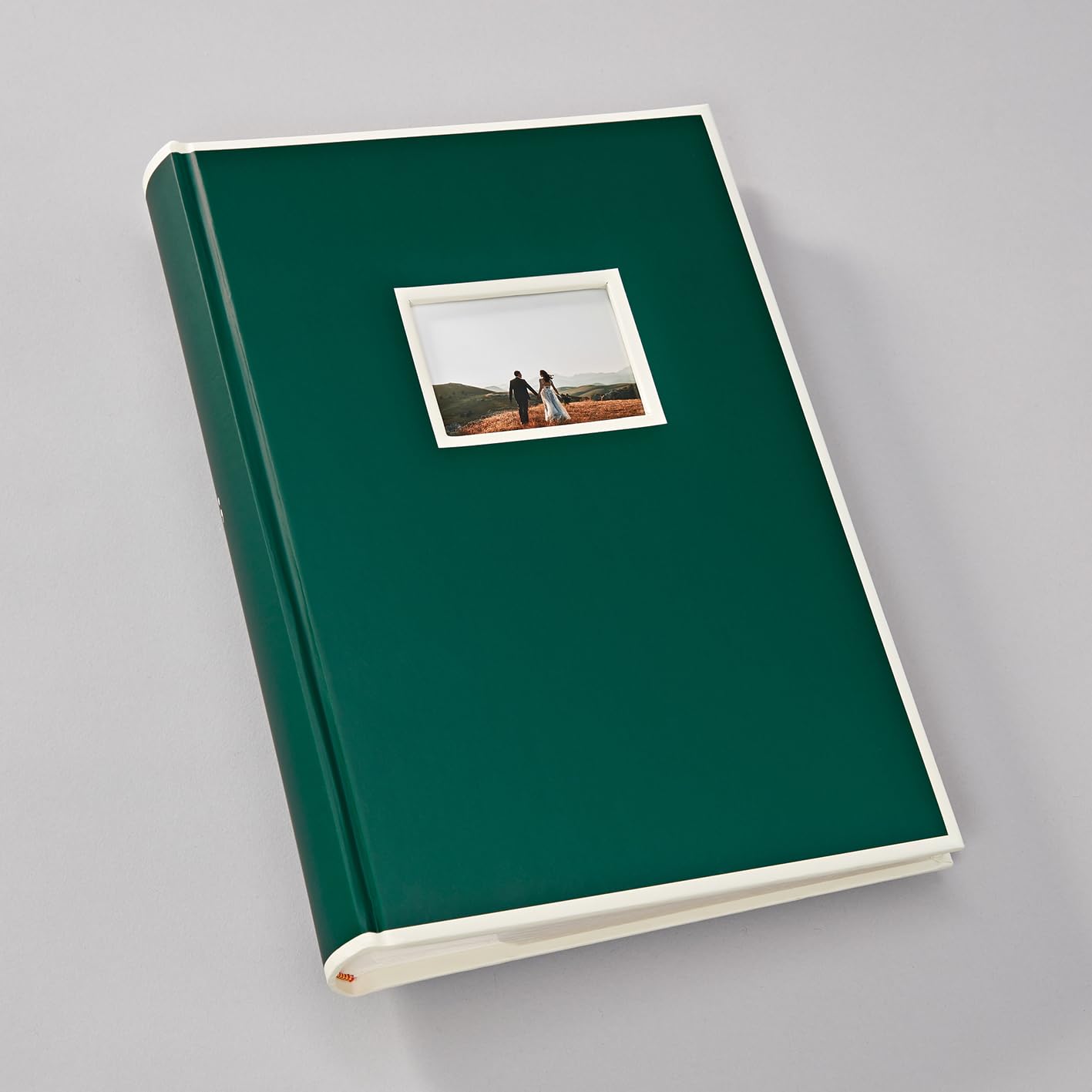 Semikolon 364072 album z 300 kieszeniami - 22,5 x 32,8 cm - 100 stron w kolorze kremowym, na zdjęcia 300 x 10 x 15 cm, zielony las