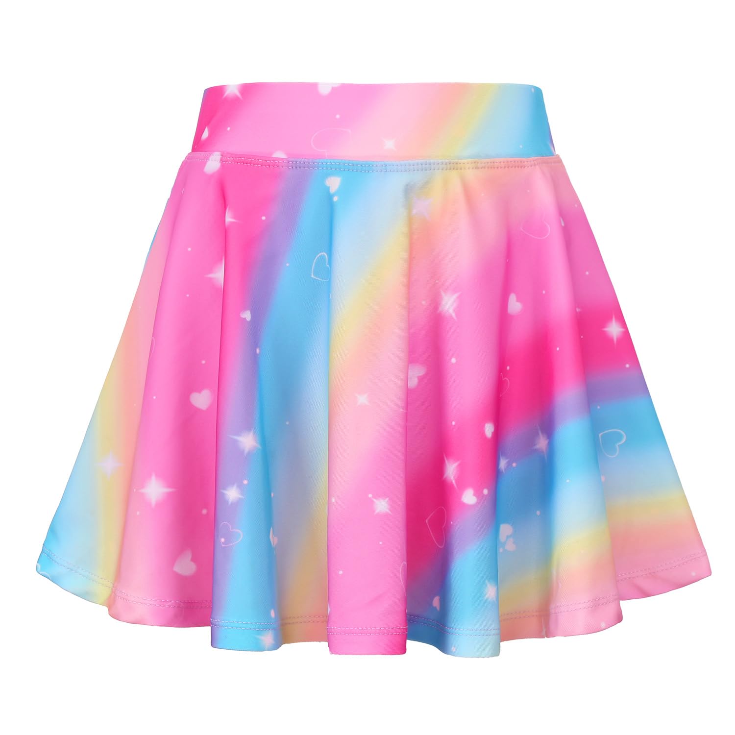 JESKIDS Pleated Skirts Girls' Tennis Skirts Golf Skort Athletic Dance Running School Sport Skirts with Shorts