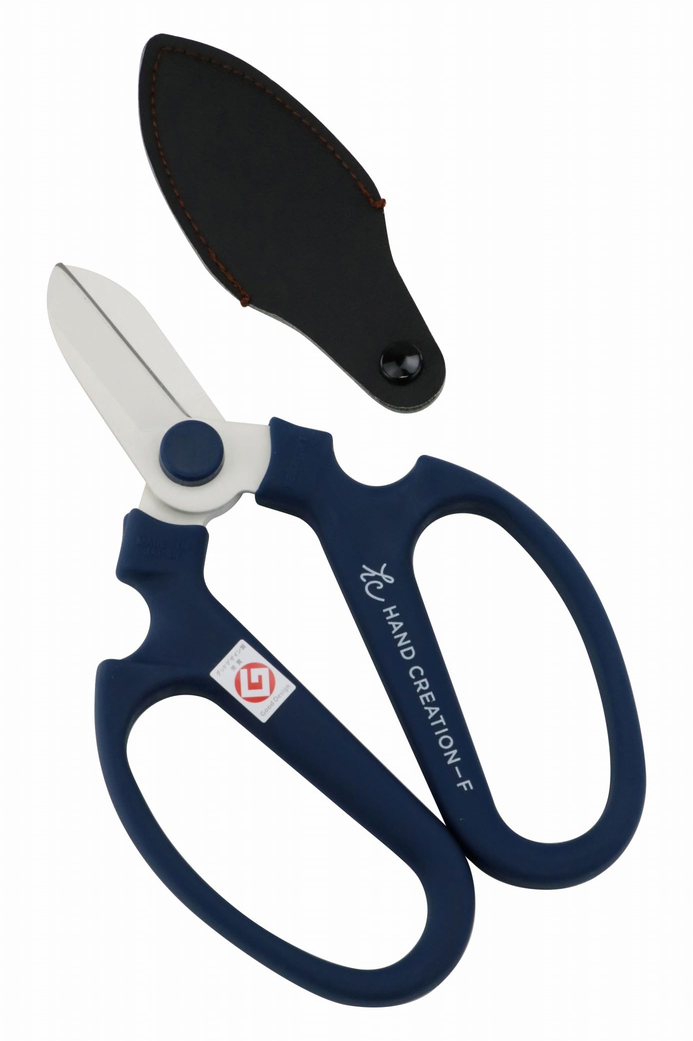 京都 花明かり(Kyoto Hana Akari) Blue Japanese Floral Scissors - Sakagen Hand Creation, Professional Ultra Sharp Flower Shears For Floral Design, Ikebana & Gardening, Made In Japan, F-170 (Blue)