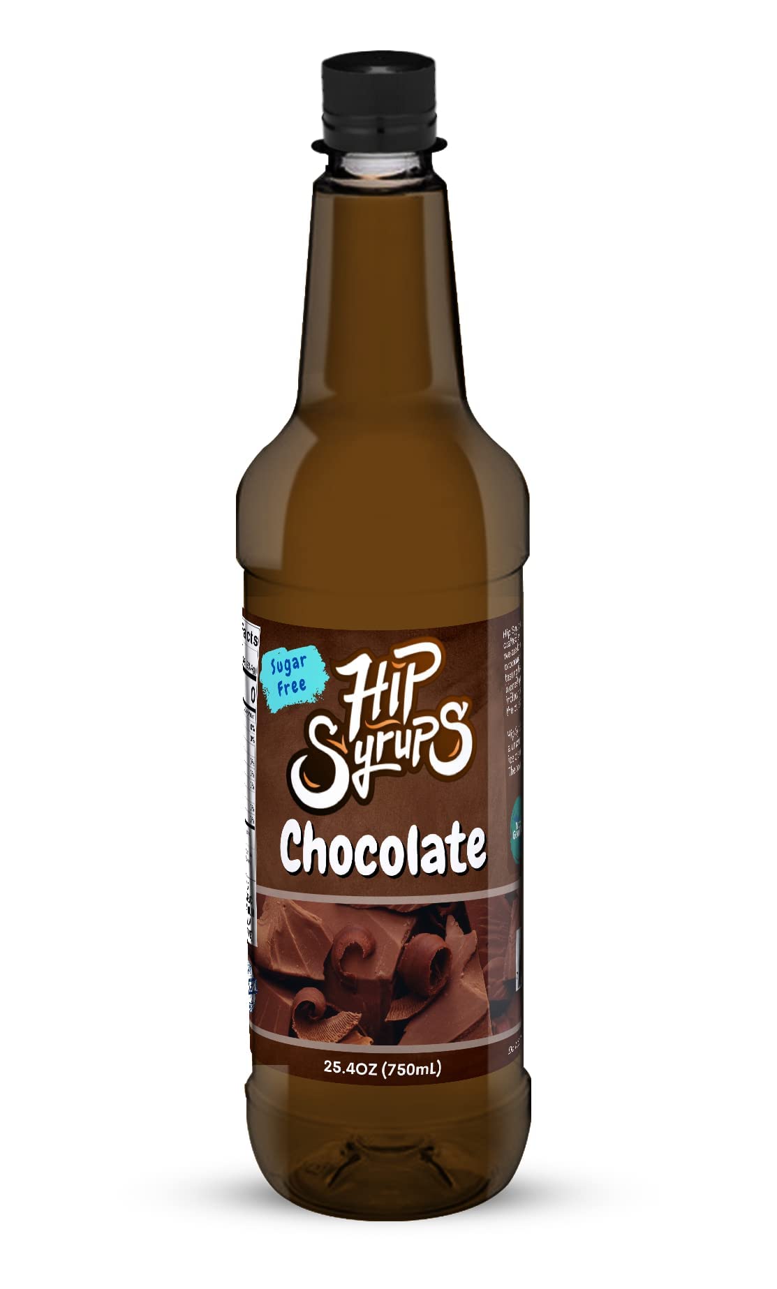 Hip Syrups - Chocolate Sugar Free Simple Syrup Designed for Coffee, Hot Cocoa, Chocolate Flavoring, Zero Calorie Flavoring, Keto Friendly, Sugar Free