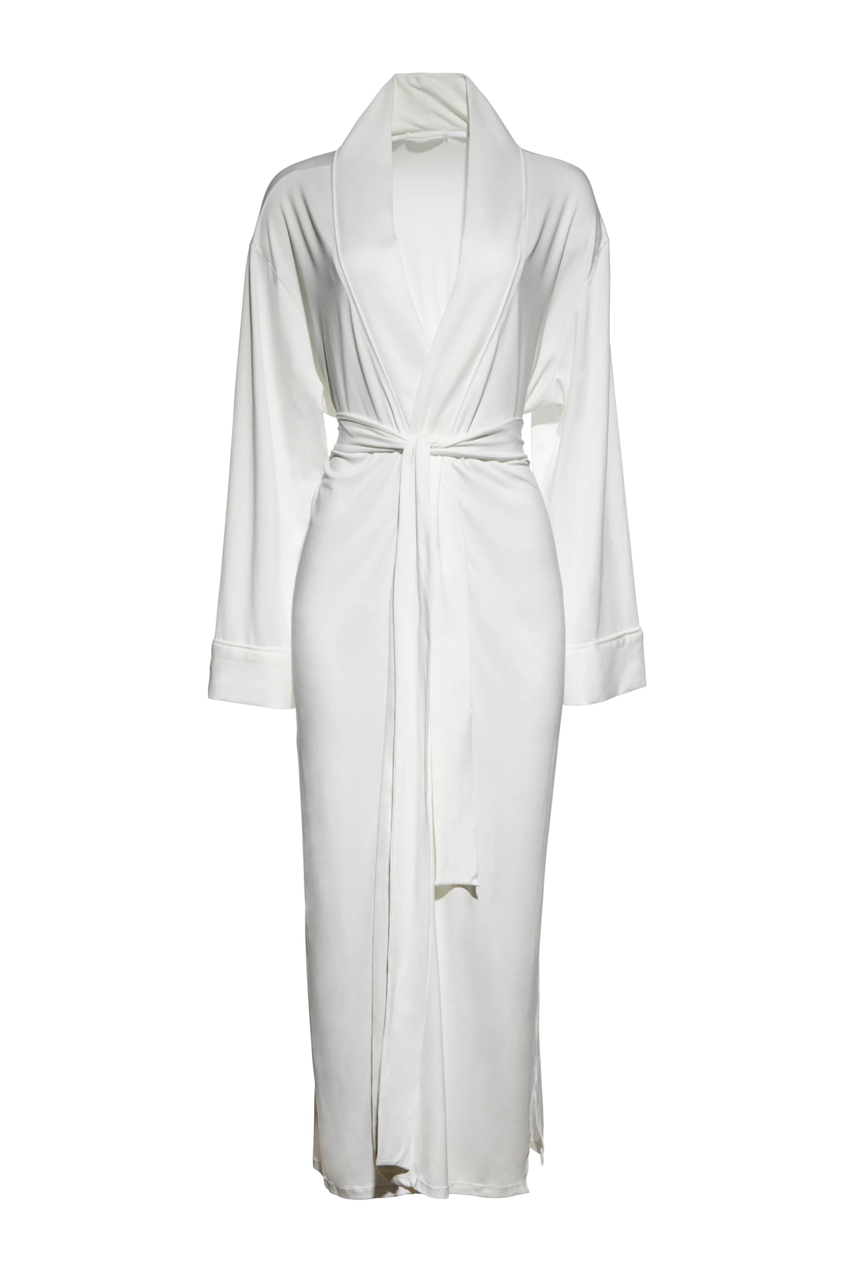 BUMPSUIT Maternity Robe for Women Lightweight Soft Stretchable Fabric Full Length Thin Comfy Robes for Ladies in Pregnancy