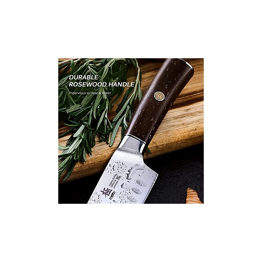 KYOKU-7-Inch-Santoku-Knife-Daimyo-Series-Asian-Knife-Japanese-Chef-Knife-with-Ergonomic-Rosewood-Handle-Mosaic-Pin-Japanese-440C-Stainless-Steel-Kitchen-Knife-with-Sheath-Case KYOKU 7 Inch Santoku Knife - Daimyo Series - Asian Knife Japanese Chef Knife with Ergonomic Rosewood Handle, & Mosaic Pin - Japanese 440C Stainless Steel Kitchen Knife with Sheath & Case