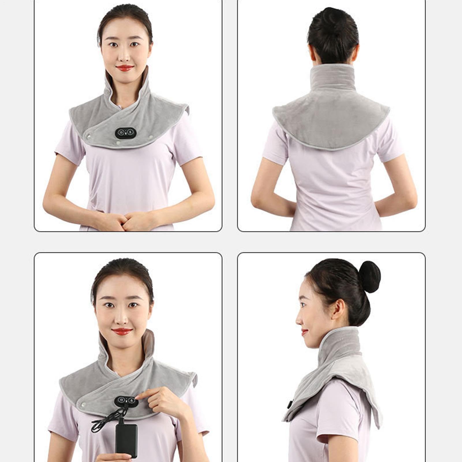 Almohadilla térmica eléctrica para cuello 3 Temperaturas Ajustables