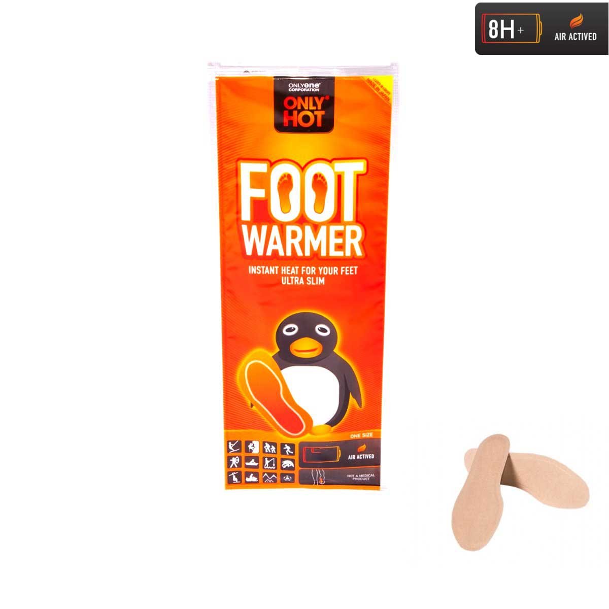 Offre 10 paires Semelles chauffe-pieds foot Warmer Sport Only hot chauffante