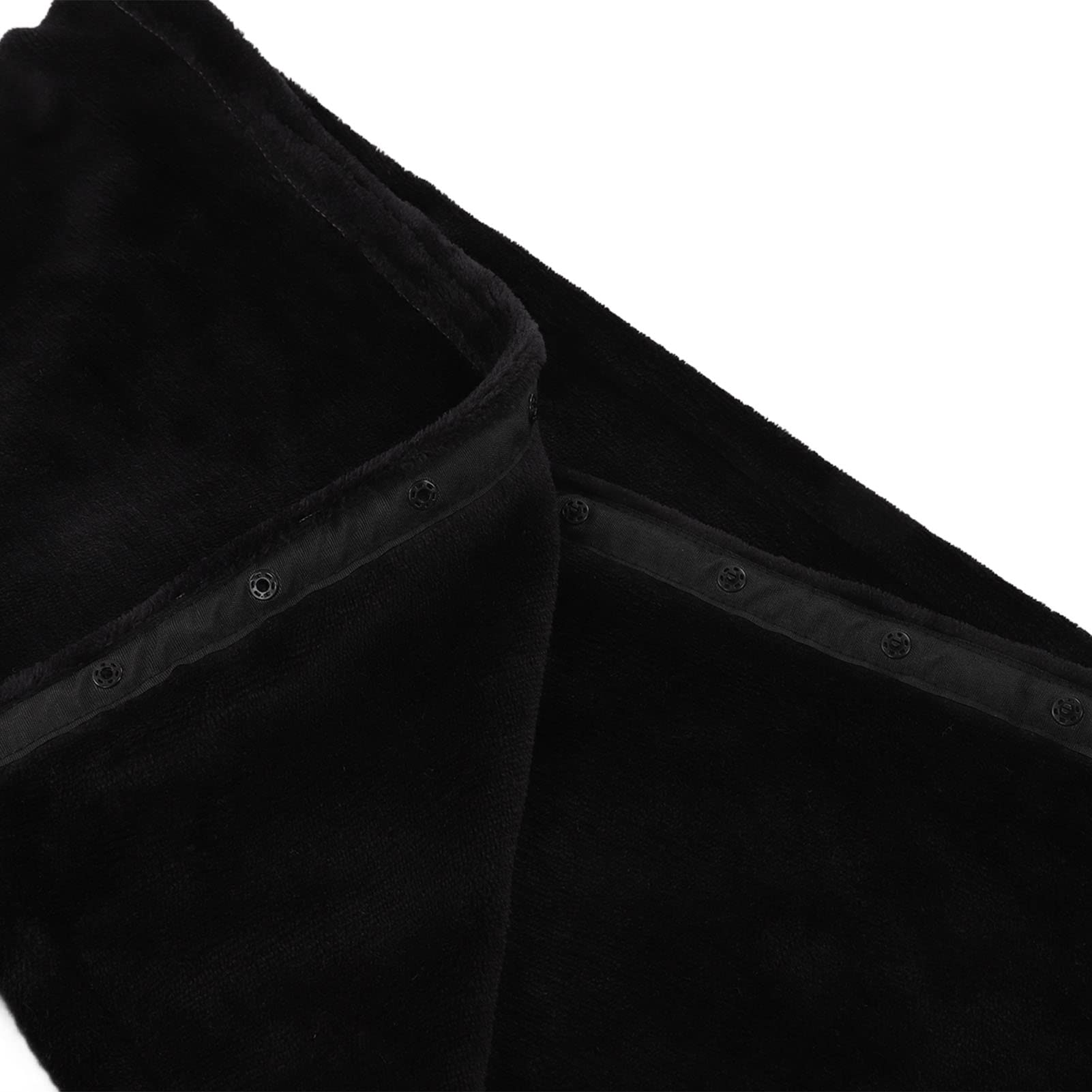 Coperta Riscaldata USB Portatile, Morbido Scialle Riscaldato Lavabile in Lavatrice Portatile con Controllo della Temperatura Getta Coperta Riscaldata Elettrica Senza Fili (Black)